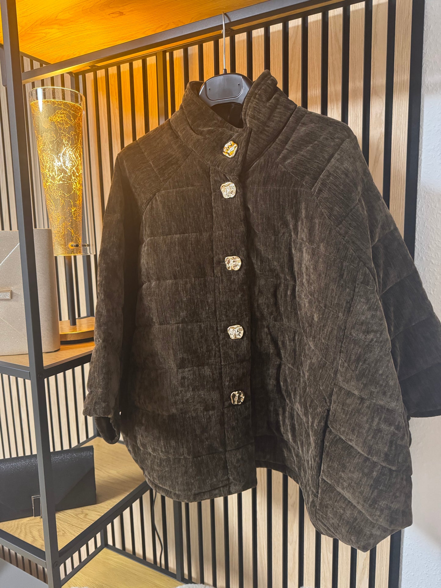 Eleganter Fellimitat-Blazer in Premium-Qualität 2613 in