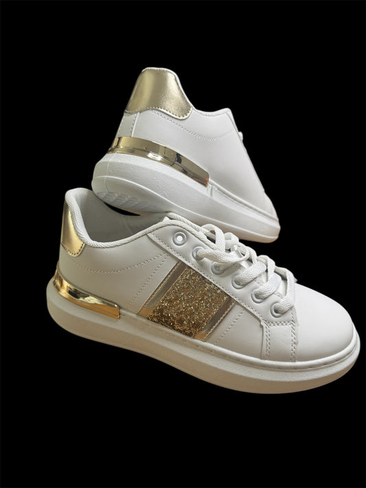 Weiße Sneaker LL66-63SP