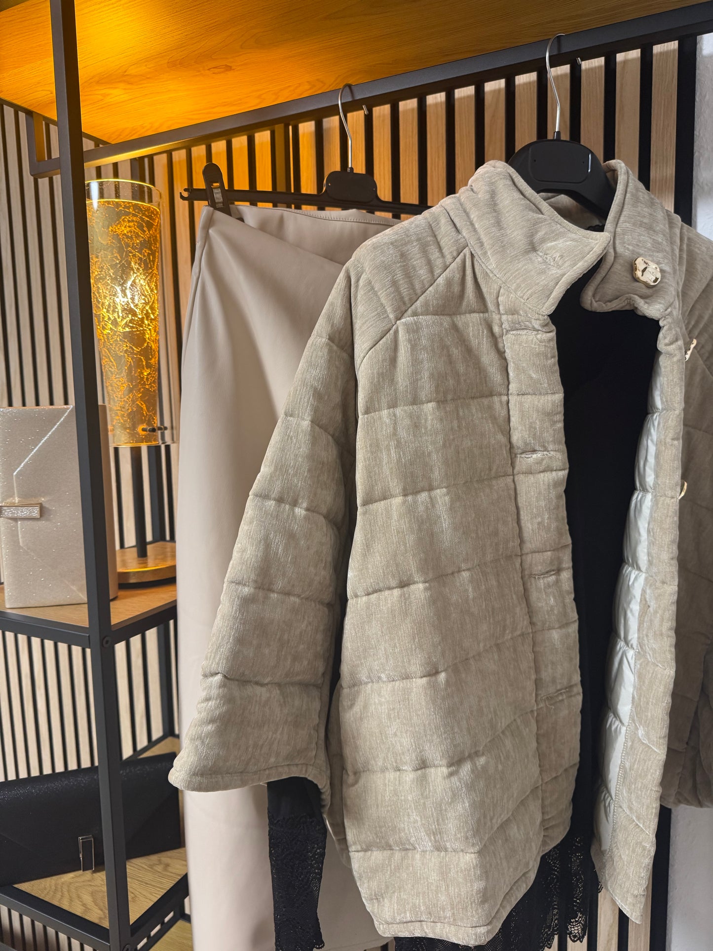 Eleganter Fellimitat-Blazer  in Premium-Qualität 2613 in