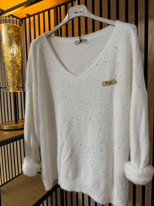 Wunderschöne Damenbluse aus Alpaka 2618