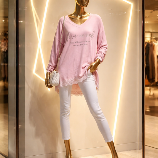 Trendige 2-in-1 Bluse im italienischen Stil – Fashion-Highlight 2640
