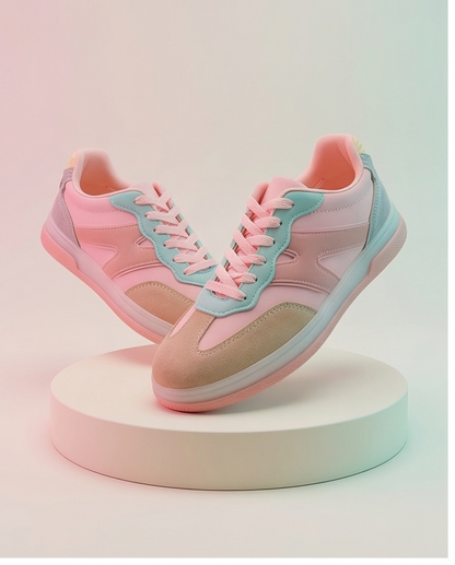 Trendige Sneaker in wunderschönen Pastellfarben 7598