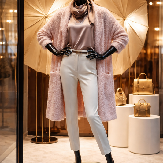 Wunderschöner Cardigan in zartem Puderrrosa 2644