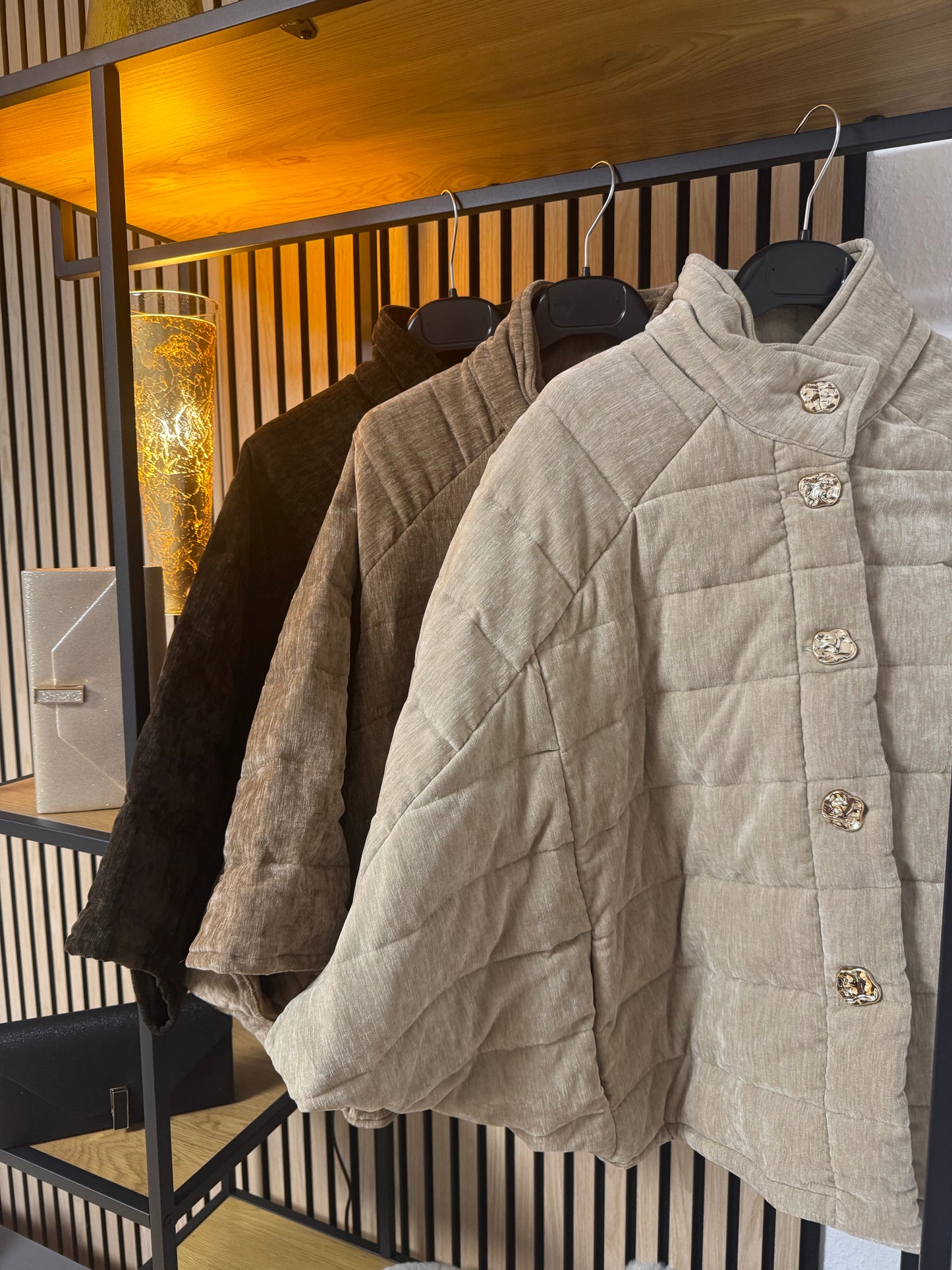 Eleganter Fellimitat-Blazer  in Premium-Qualität 2613 in