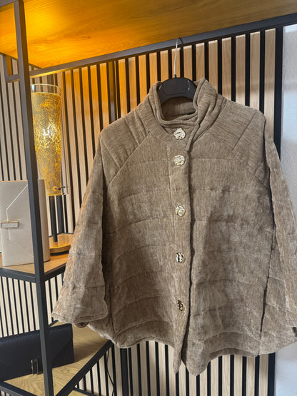 Eleganter Fellimitat-Blazer  in Premium-Qualität 2613 in