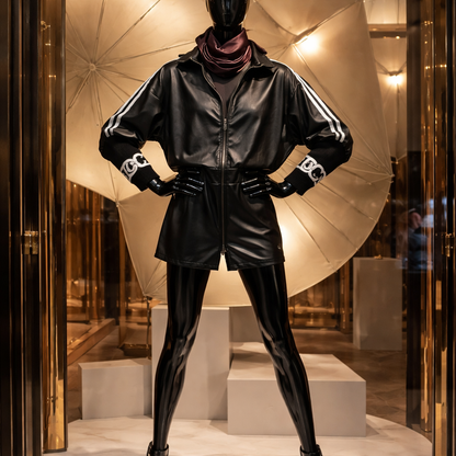 Damenjacke aus Eko-Leder – sportlich-eleganter Look 2627