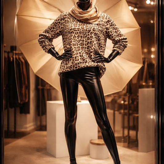 Pullover im Leo-Style 2559