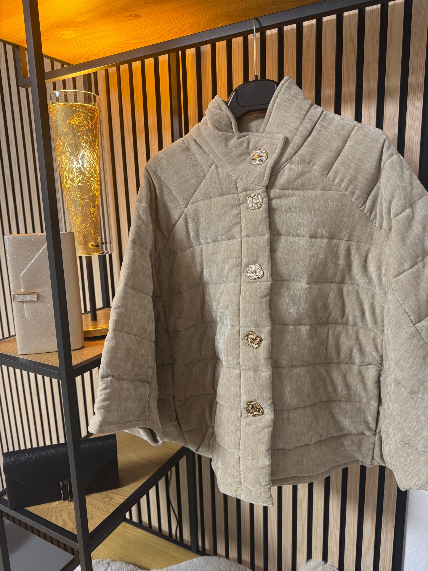 Eleganter Fellimitat-Blazer  in Premium-Qualität 2613 in