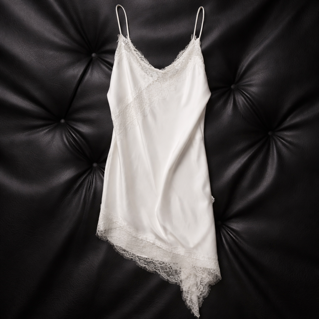 Slip Dress mit Spitze 2625