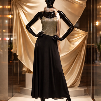 Eleganter Damen -Top 2594