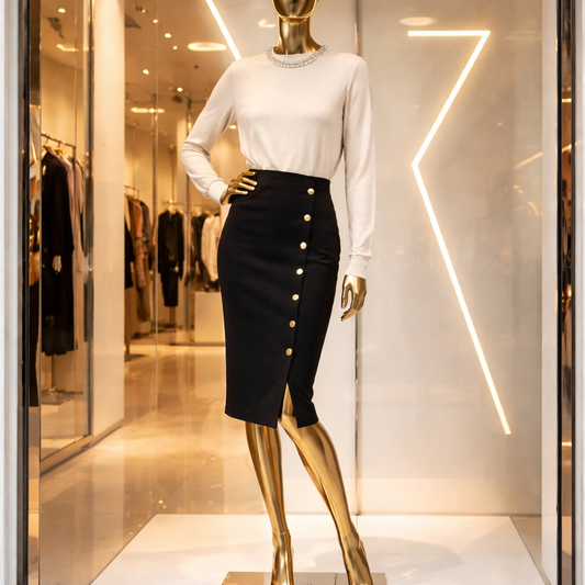 Damen Strick Rock 2584