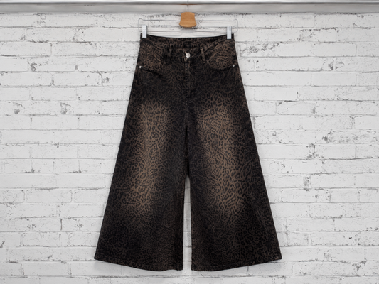 Jeans mit Leo-Print NK 17