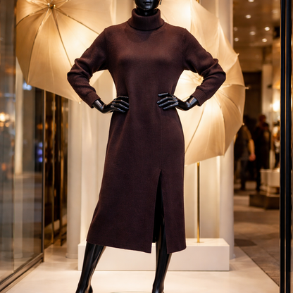 Strickkleid & Pullover in einem – 2-in-1 Design 2623