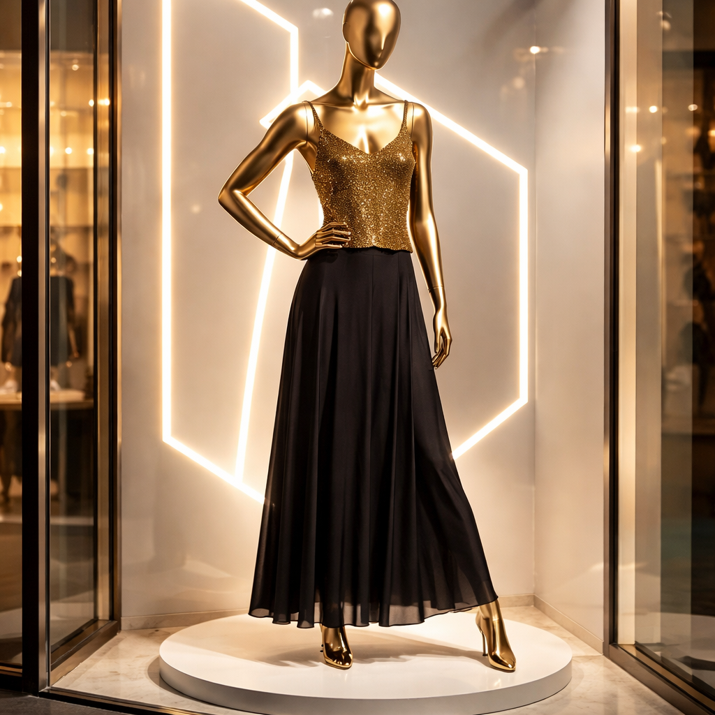 Eleganter Damen -Top 2594