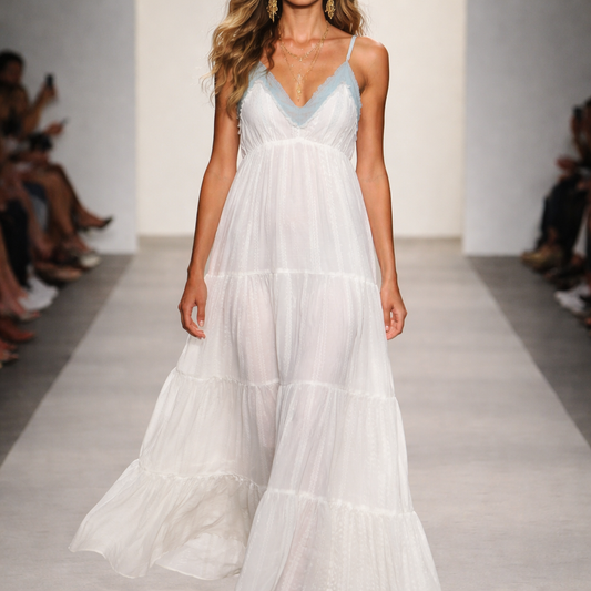 Romantisches Maxikleid # 415