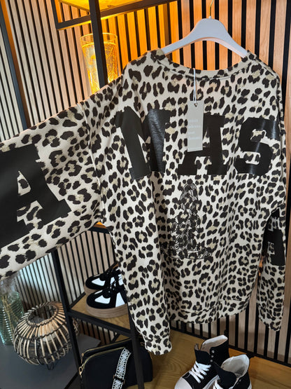 Pullover im Leo-Style 2559
