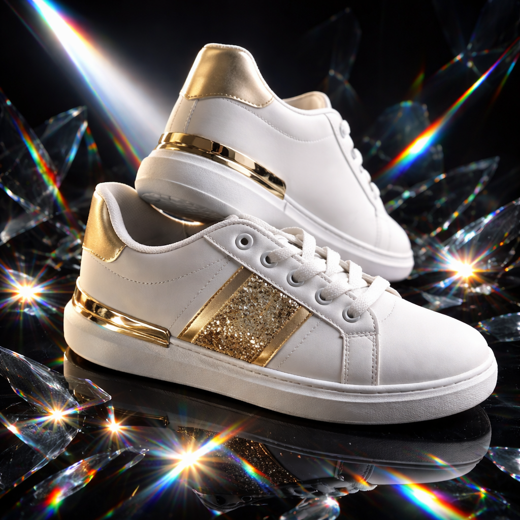 Weiße Sneaker 709