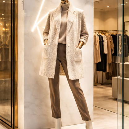 Stilvoller Cardigan im verkürzten Design 2645