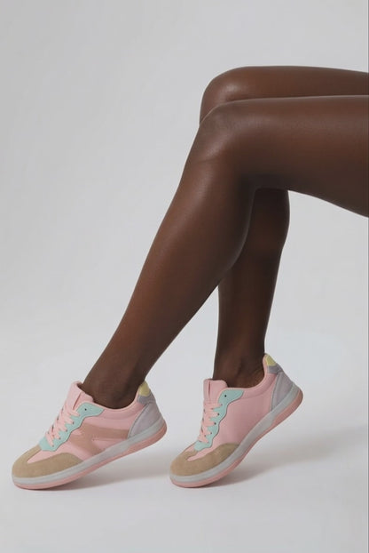 Trendige Sneaker in wunderschönen Pastellfarben 7598